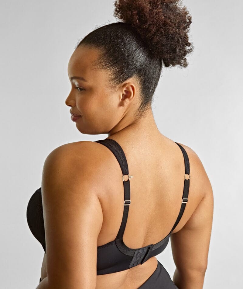 Sculptresse Activate Non Padded Underwired Sports Bra - Black/Chalk Bras